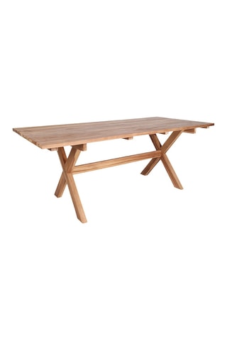 Table à manger de jardin en teck Murcia - 200 x 90 x 75 cm