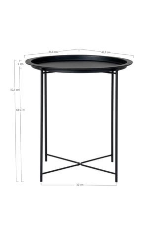 Table d'appoint Bastia - 47 x 50 x 47 cm
