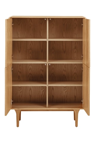 Buffet 4 portes en pin Darwin - 100 x 140 x 40 cm