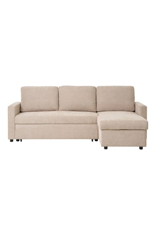 Canapé convertible Belfast - Beige – 3 places - En polyester