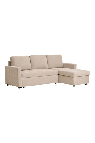 Canapé convertible Belfast - Beige – 3 places - En polyester