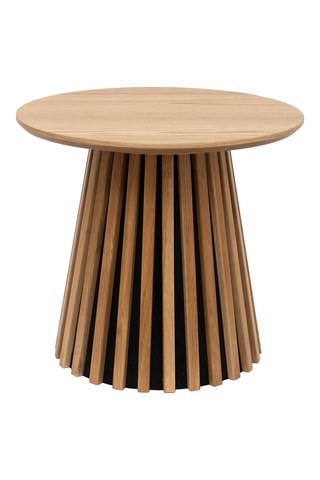 Table d’appoint avec revêtement en chêne Osaka - 50 x 45 x 50 cm