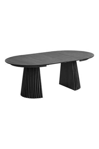 Table à manger extensible avec revêtement en chêne Osaka - 160/200 x 75 x 120 cm