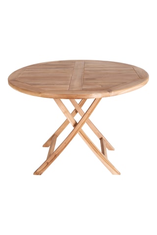 Table à manger en teck Oviedo - 100 x 75 x 100 cm