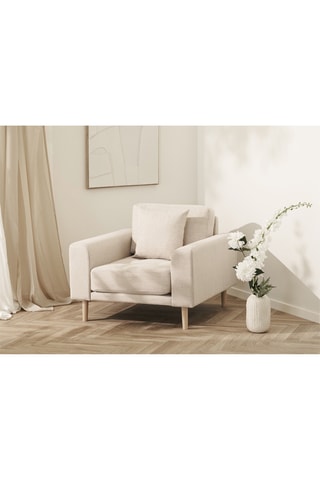 Fauteuil Lido - Beige - En polyester