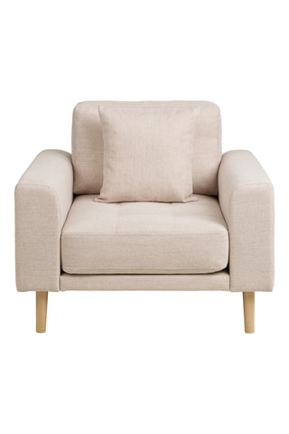 Fauteuil Lido - Beige - En polyester