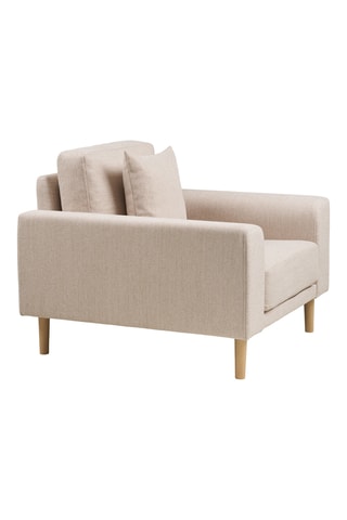 Fauteuil Lido - Beige - En polyester