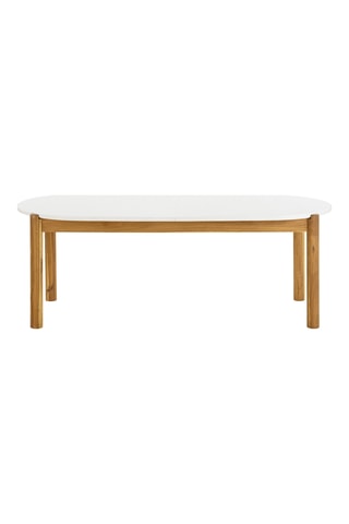 Table à manger en bois d'acacia Terracina - 210 x 76 x 95 cm