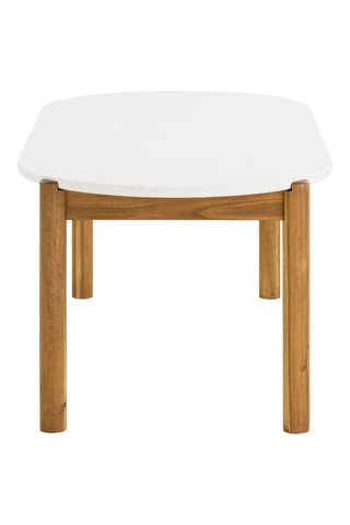 Table à manger en bois d'acacia Terracina - 210 x 76 x 95 cm