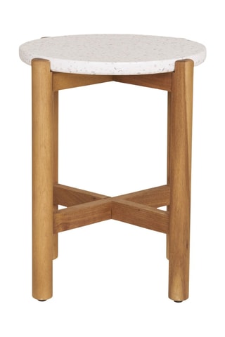 Table d'appoint en acacia Terracina - 37 x 37 x 48 cm