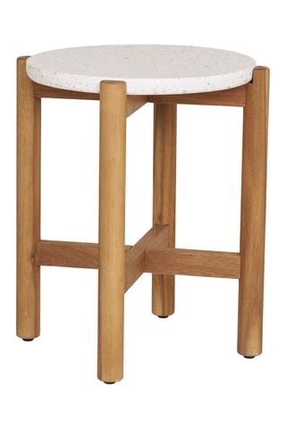 Table d'appoint en acacia Terracina - 37 x 37 x 48 cm