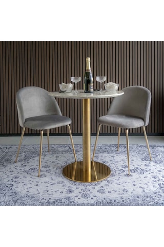 2 chaises Geneve - 51 x 76 x 56 cm