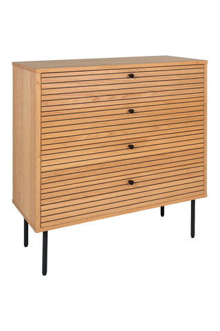 Commode 4 tiroirs Kyoto - 80 × 40 × 85 cm