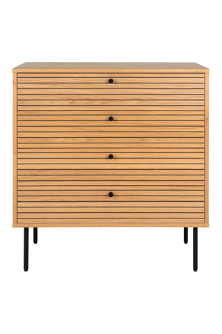 Commode 4 tiroirs Kyoto - 80 × 40 × 85 cm