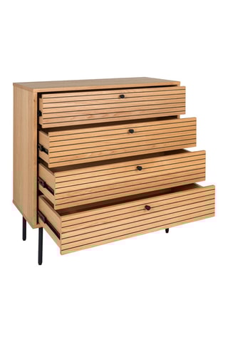 Commode 4 tiroirs Kyoto - 80 × 40 × 85 cm