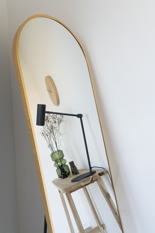 Miroir sur pied Madrid - 40 x 150 cm - Doré