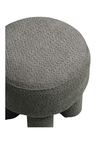 Pouf Canberra - Gris foncé - En polyester