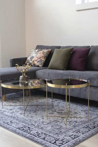 Table basse en verre Venezia - 70 x 40 x 70 cm