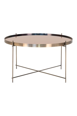 Table basse en verre Venezia - 70 x 40 x 70 cm
