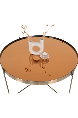 Table basse en verre Venezia - 70 x 40 x 70 cm