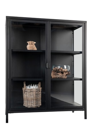 Vitrine 2 portes Brisbane - 80 x 101,5 x 40 cm