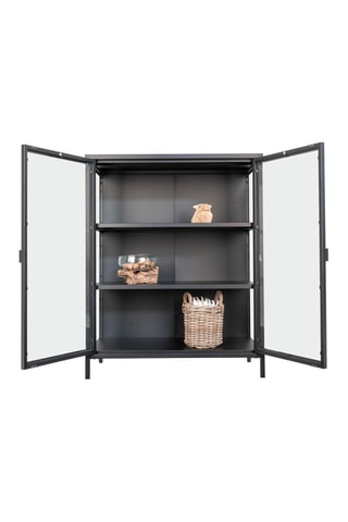 Vitrine 2 portes Brisbane - 80 x 101,5 x 40 cm