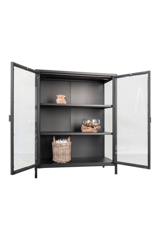 Vitrine 2 portes Brisbane - 80 x 101,5 x 40 cm