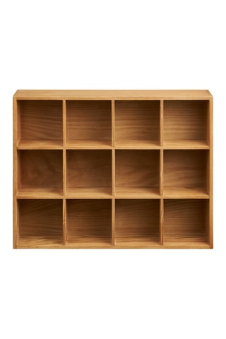 Etagère murale avec revêtement chêne Soria - 39 x 51 x 11 cm