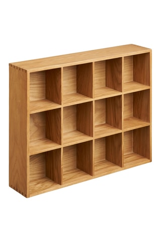 Etagère murale avec revêtement chêne Soria - 39 x 51 x 11 cm