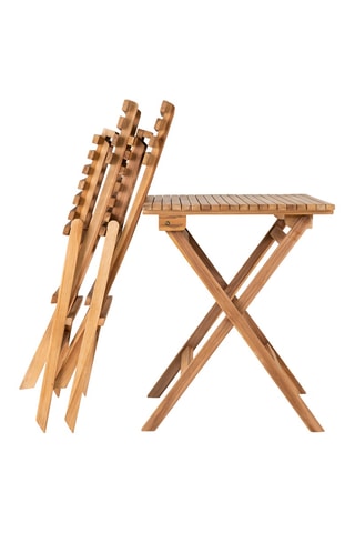 Ensemble de jardin en teck Cuenca - 2 places