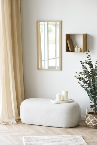 Banc Blossomville - Beige - En polyester