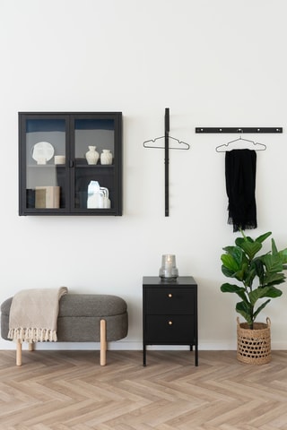 Commode 2 tiroirs Dalby - 40 x 59,5 x 40 cm