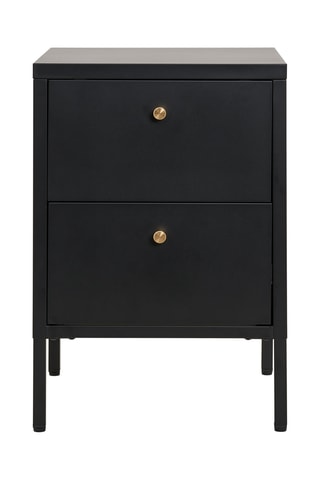 Commode 2 tiroirs Dalby - 40 x 59,5 x 40 cm