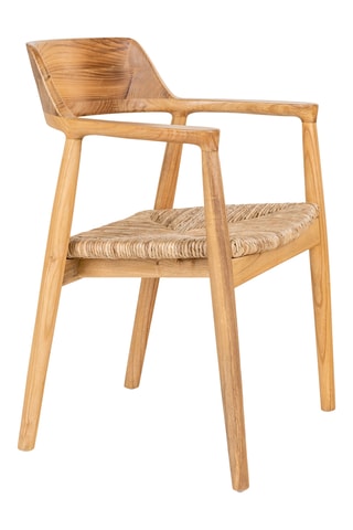 Chaise en bois de Sungkai Getafe - 56 x 78 x 58 cm