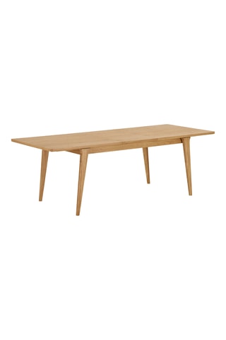 Table à manger extensible avec revêtement en chêne Darwin - 180/230 x 75 x 90 cm
