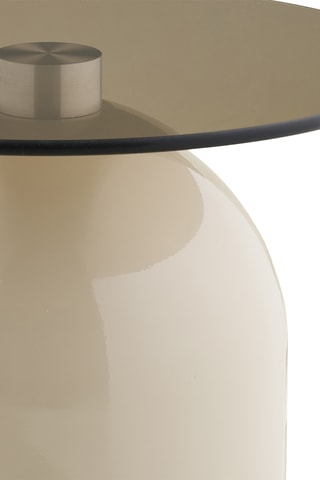 Table d'appoint en verre Ravello - 40 x 52 x 40 cm