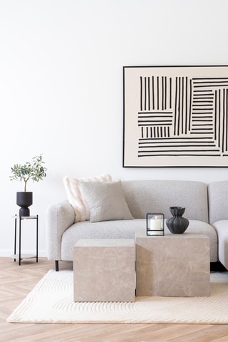 Table gigogne Prague - 40 x 40 x 50/50 x 40 x 36 cm