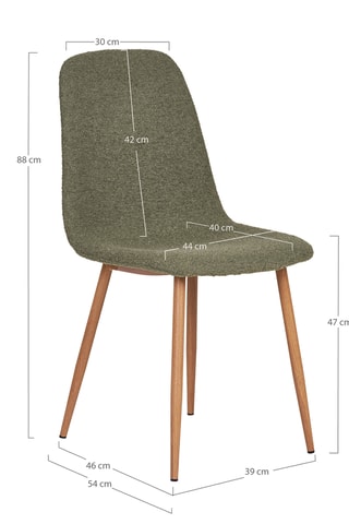 Chaise Stockholm - 54 x 88 x 44 cm