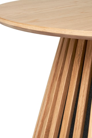 Table basse avec revêtement en chêne Osaka - 70 x 45 x 70 cm