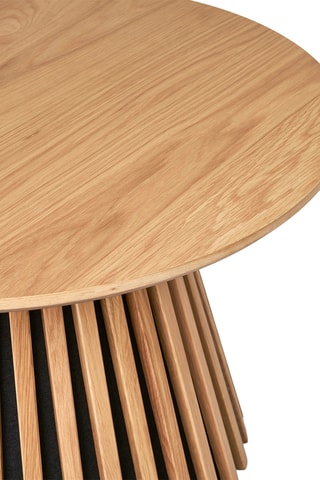 Table basse avec revêtement en chêne Osaka - 70 x 45 x 70 cm