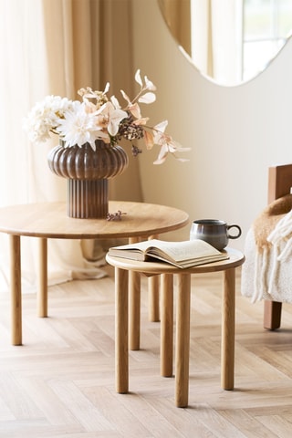 Table d'appoint en chêne Jena - 40 x 40 x 40 cm