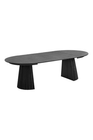 Table à manger extensible avec revêtement en chêne Osaka - 160/200/240 x 75 x 120 cm