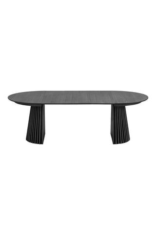 Table à manger extensible avec revêtement en chêne Osaka - 160/200/240 x 75 x 120 cm