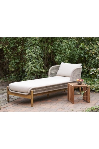 Chaise longue Terracina - 190 x 72,6 x 87 cm