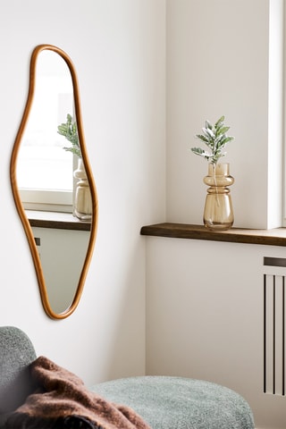 Miroir en pin Brandsby - 60 x 120 cm - Naturel