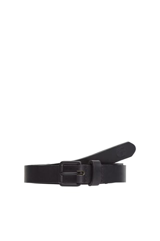 Ceinture en cuir de buffle - Noir