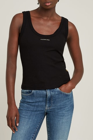 Débardeur en coton biologique - Noir