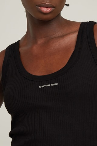 Débardeur en coton biologique - Noir