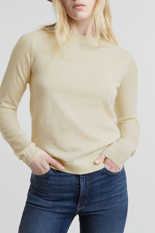 Pull en mérinos Core - Ecru