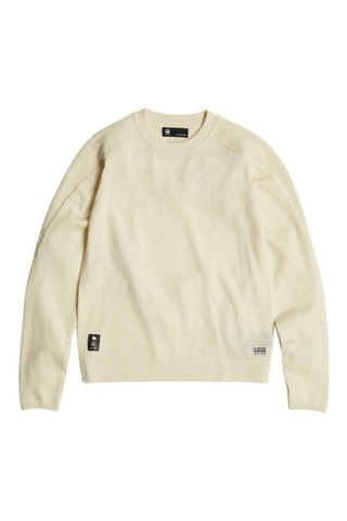 Pull en mérinos Core - Ecru